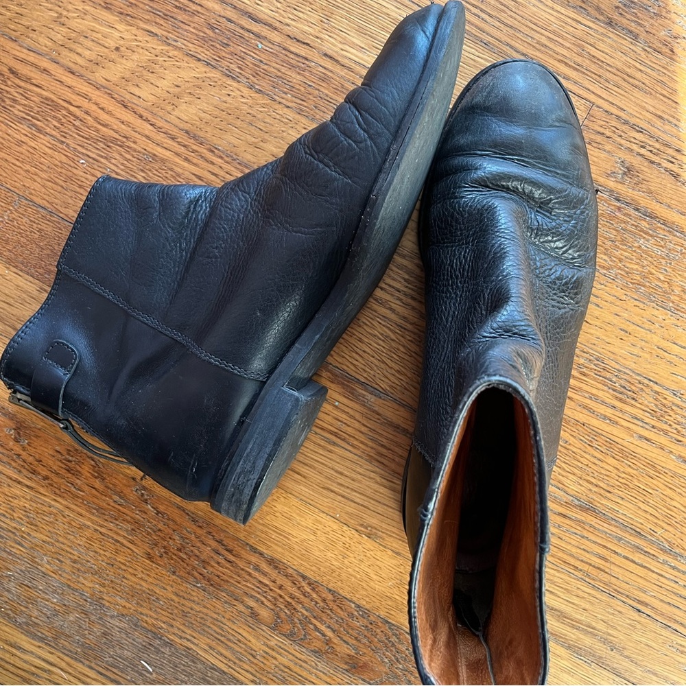 Madewell leather Chealsea ankle boots